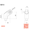 [Seer]台灣公司貨 Rizoma 轉接座 M10 M8 正牙 反牙 後視鏡 後照鏡座 BS713B BS887B