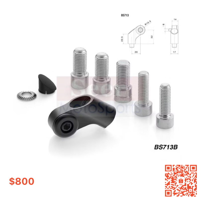 [Seer]台灣公司貨 Rizoma 轉接座 M10 M8 正牙 反牙 後視鏡 後照鏡座 BS713B BS887B