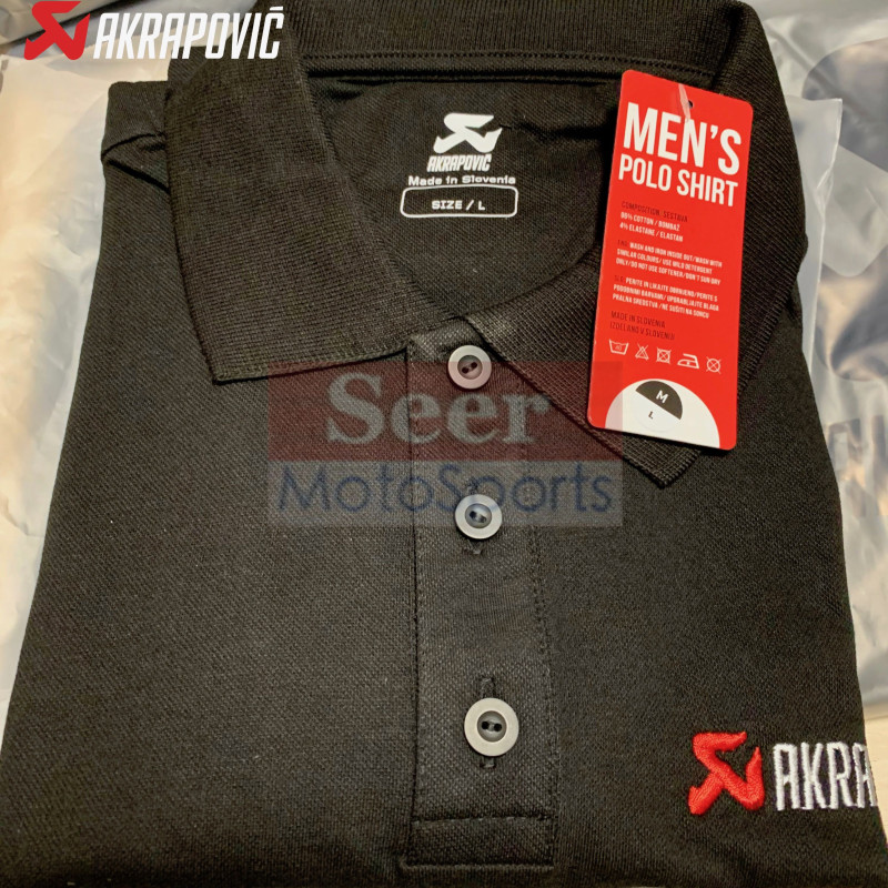 [Seer] 正版 Akrapovic 蠍子 蠍子管 logo 刺繡 正品 短袖 POLO 衫 POLO衫